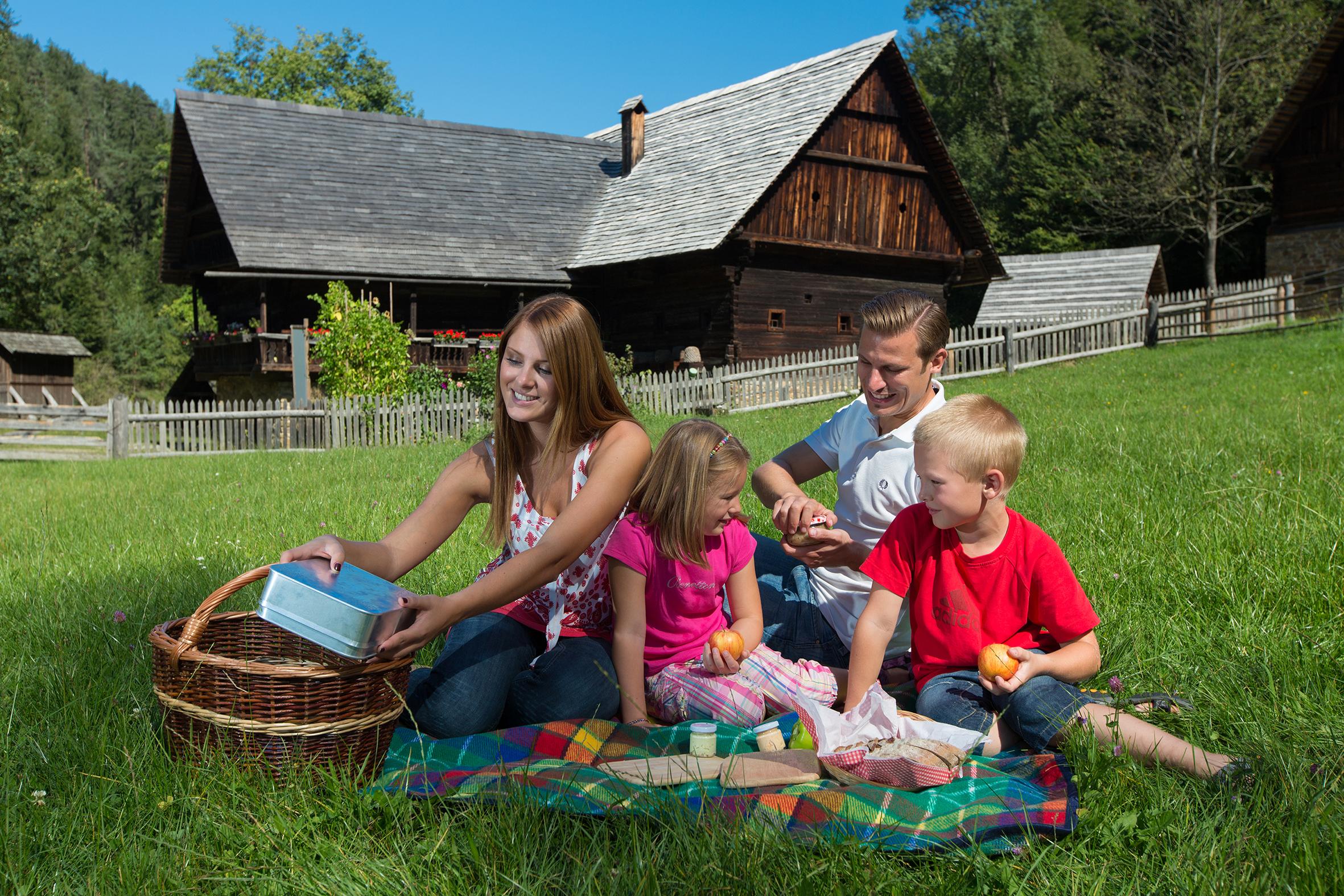 Picknick im Österreichischen Freilichtmuseum