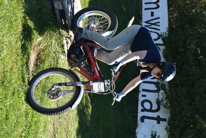 Motorrad Trial Garten