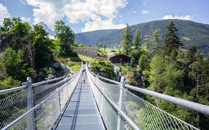 Hängebrücke Schloss Matrei-Trautson