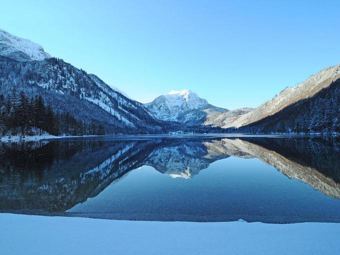 Langlaufloipe Langbathsee