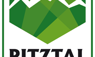 A green logo of the Pitztal Summer Card. It shows the mountains and the inscription "PITZTAL SOMMER CARD PARTNER".
