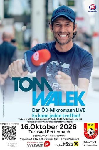 Tom Walek: Der Ö3-Mikromann LIVE - "Es kann jeden treffen!" (Kopie)