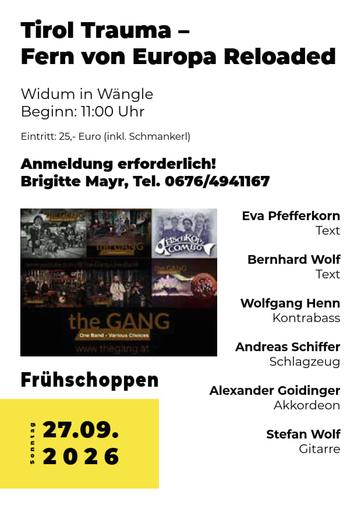 Tirol Trauma – Fern von Europa Reloaded