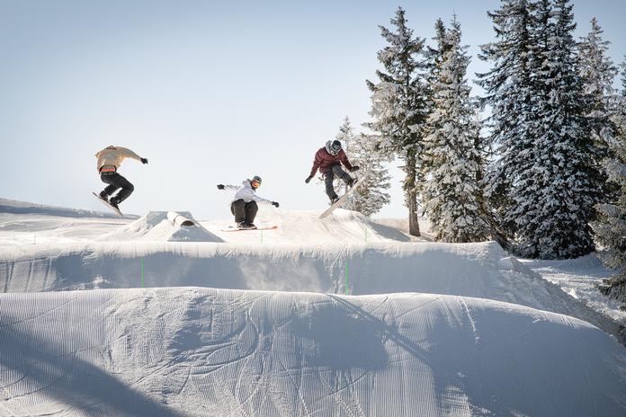 Freestyle - Park im Skigebiet Grünau-Kasberg