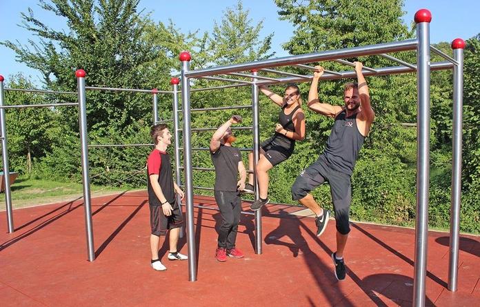 Calisthenics Parcour an der Traun