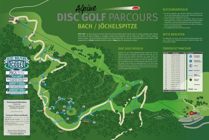 Alpine Disc Golf Parcours Bach / Jöchelspitze