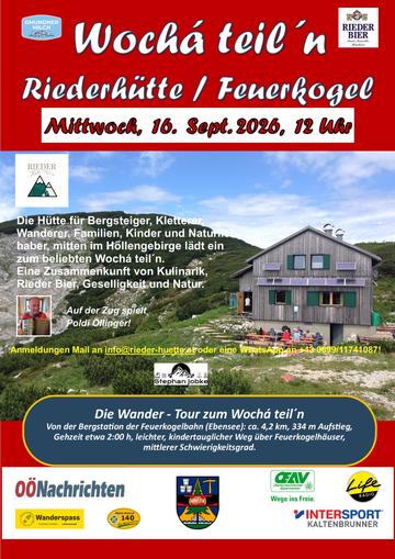 Wochá teil´n auf der Riederhütte
