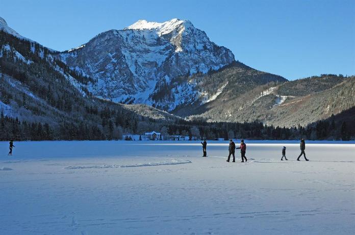 Natureislauffläche Vorderer Langbathsee