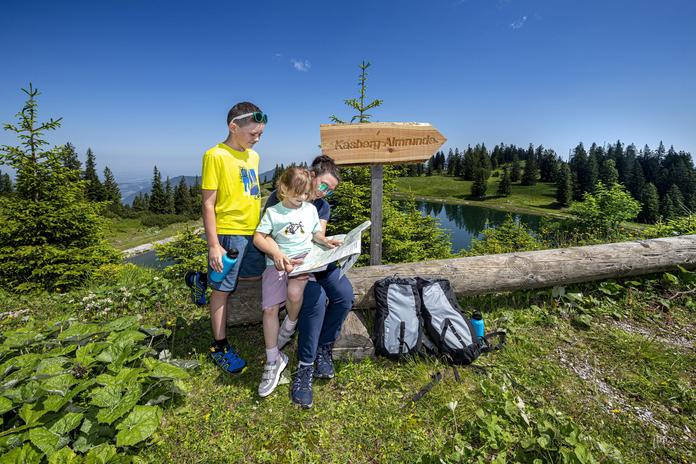 Outdoor-Rätsel auf der Kasbergalmrunde
