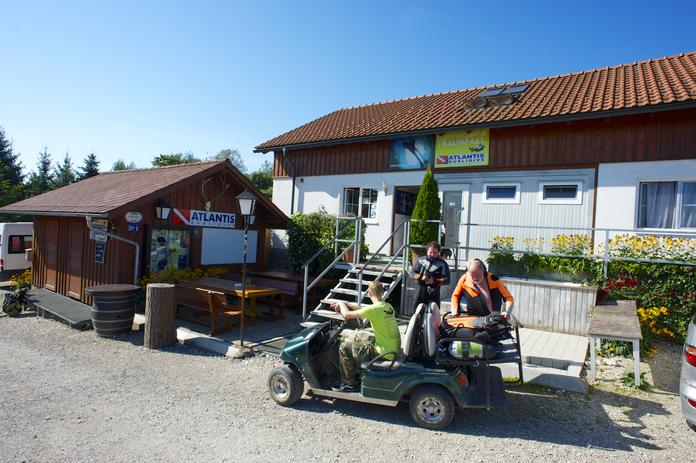 Flusstauchen und Scuben am Traunfall