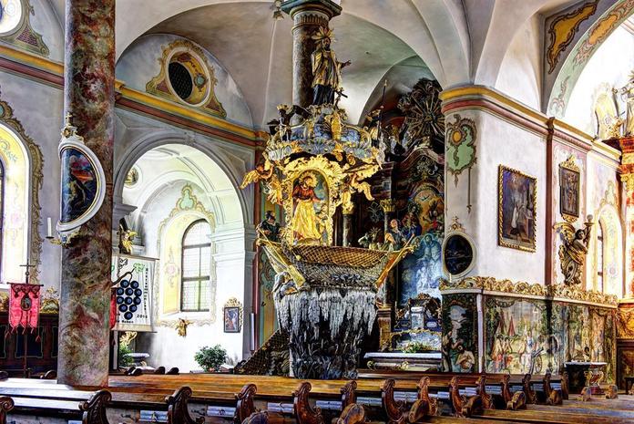 Fischerkanzel in der Pfarrkirche