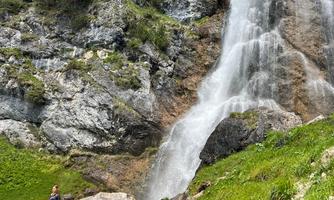 Explore the many waterfalls in the Rofan Mountains