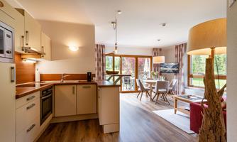 Apartment Type Sonnjoch Dining Area & Kitchen
