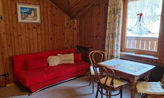 Cozy corner with pull-out couch