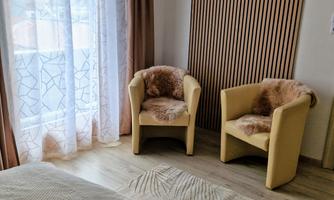Sitting area in the bedroom