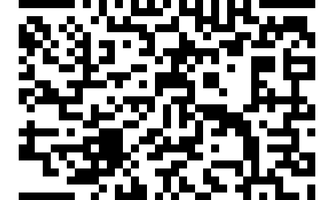 A black-and-white QR code. It is used to quickly scan or share information.