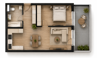 Loft_TopView_Grundriss