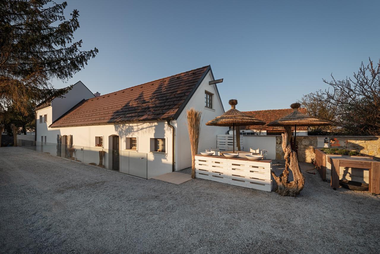 Presshaus Schützen Ferienhaus, Dusche, WC, 1  Ferienwohnung  Burgenland