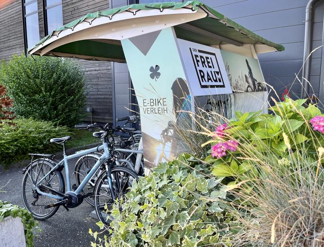 E-Bike Verleihstation Hotel der Freiraum Güssing