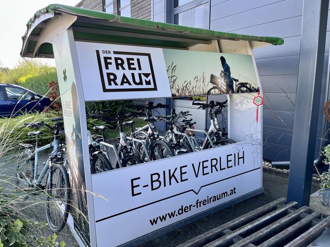 E-Bike Verleihstation Hotel der Freiraum Güssing