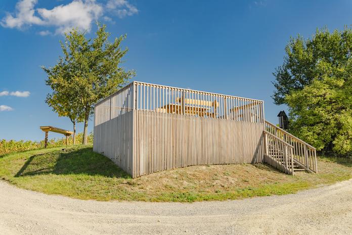 WeinWegGols Aussichtsplattform Salzberg