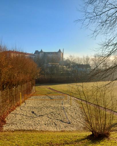 Beach-Volleyballplatz