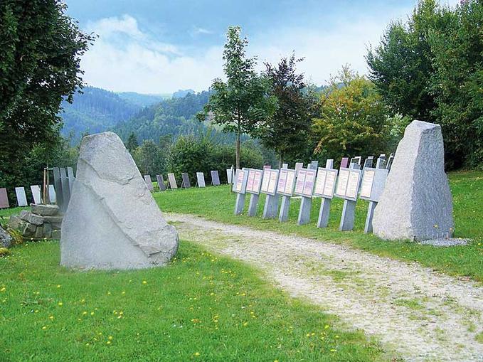 Granitlehrpfad Erlebniswelt Granit und Arena Granit