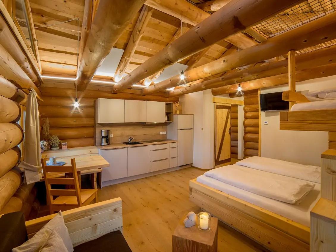 Naturstammhaus Tanne - Gemütliches Holzhaus für Paare ode kleine Familien