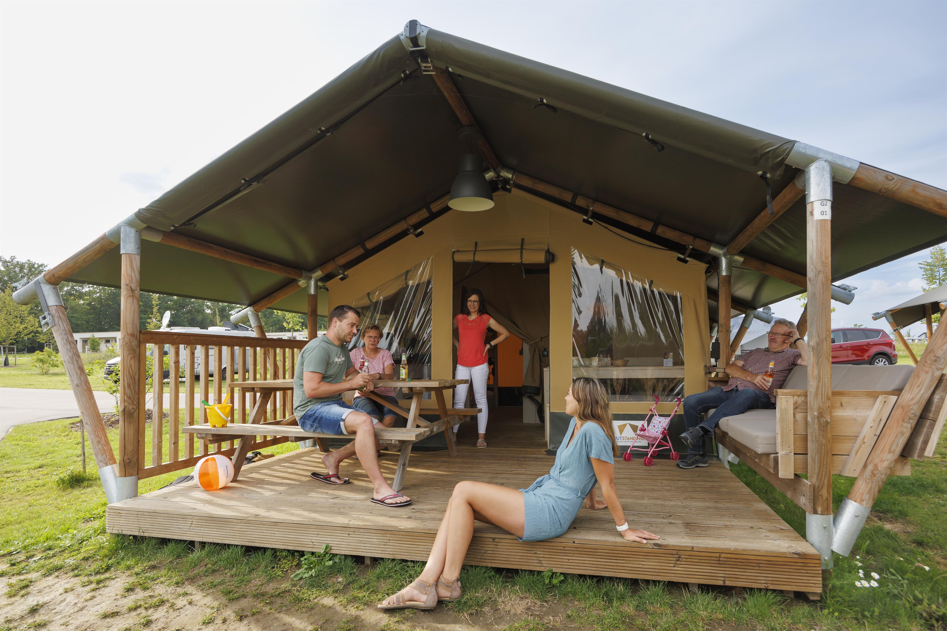 Glamping Zelt ohne Bad - 4 Pers. (mittel)