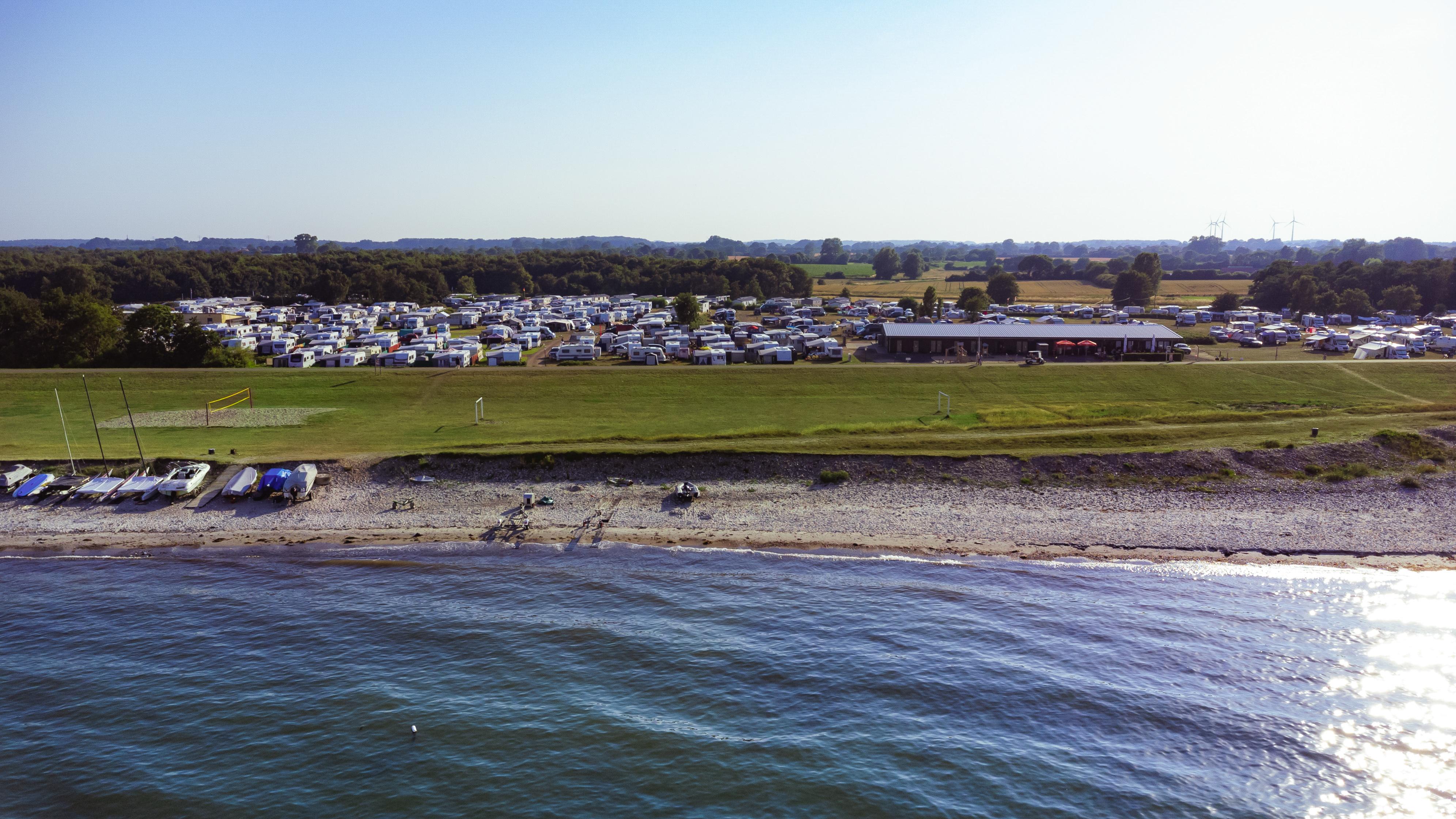 Comfortplaats voor campers en caravans