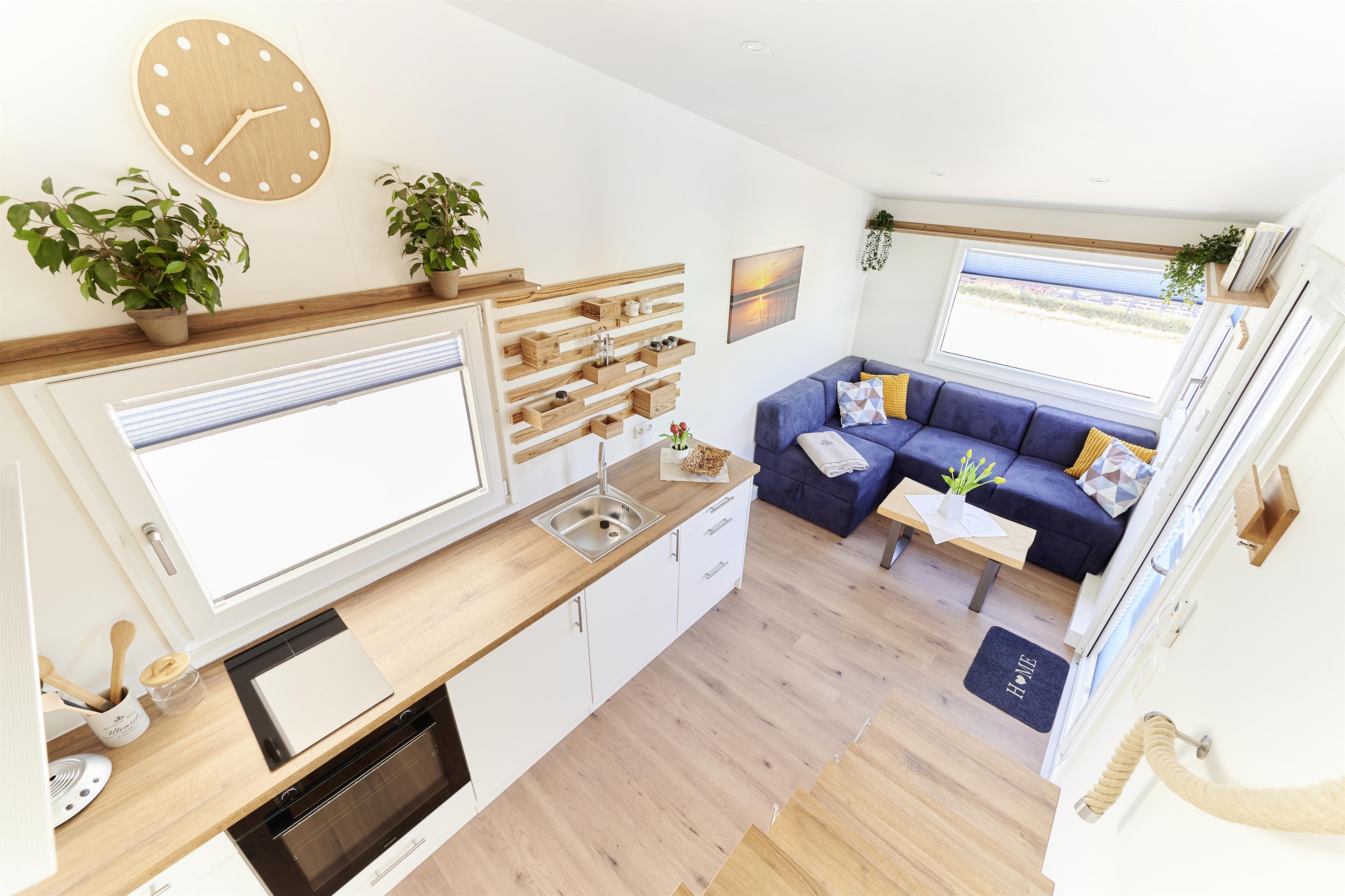 Tiny house "Karl", 22 m² for up to 4 people, lovingly furnished