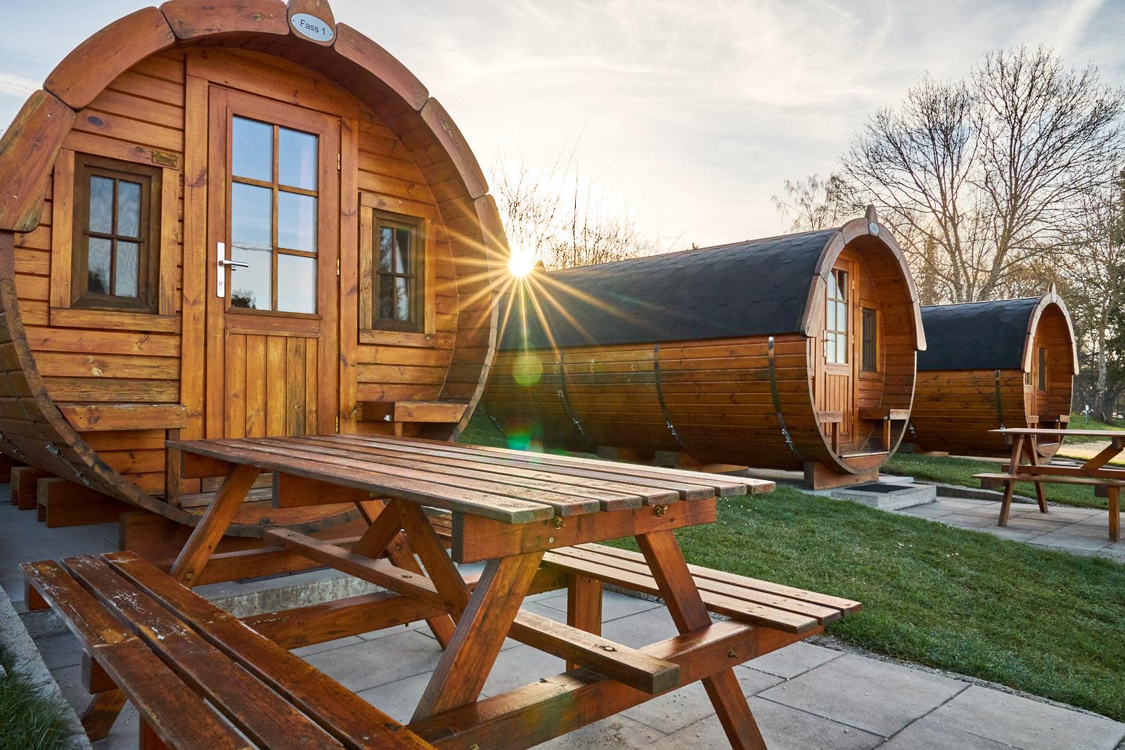 Campingfass- ein besonderes Schlaferlebnis