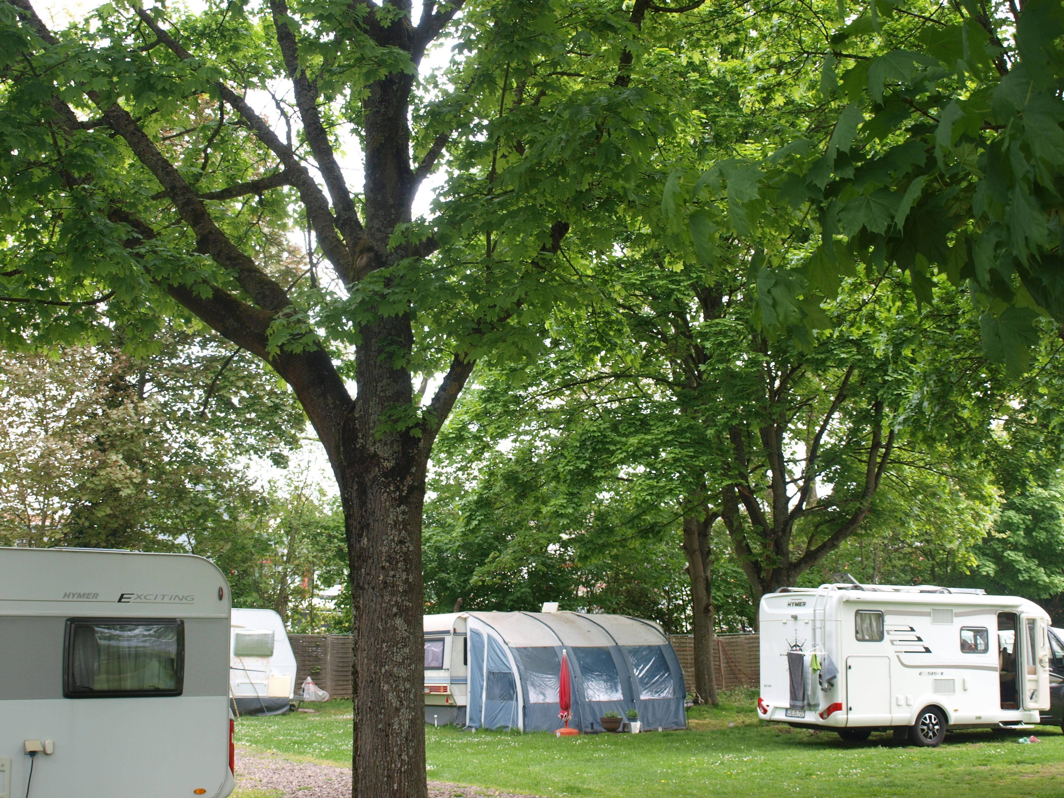 Komfort-Stellplatz für Wohnwagen/Wohnmobile bis 7m