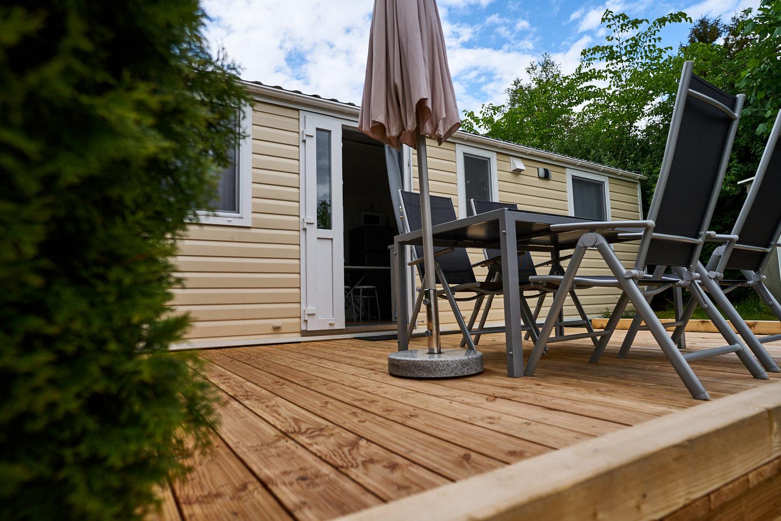 Mobilheim für bis zu 4 Personen