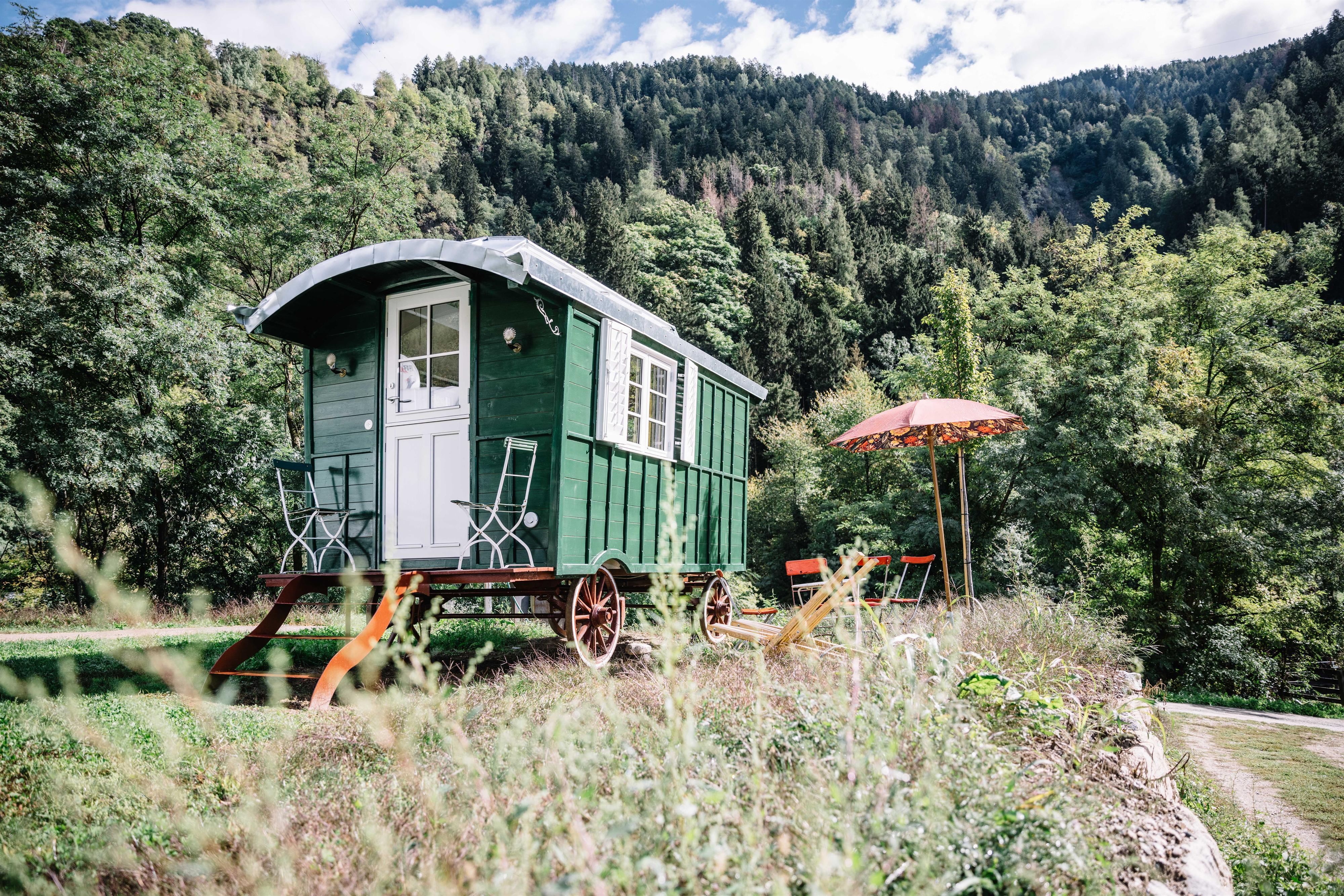 Glamping Wagon "Tilia" für 2 Personen