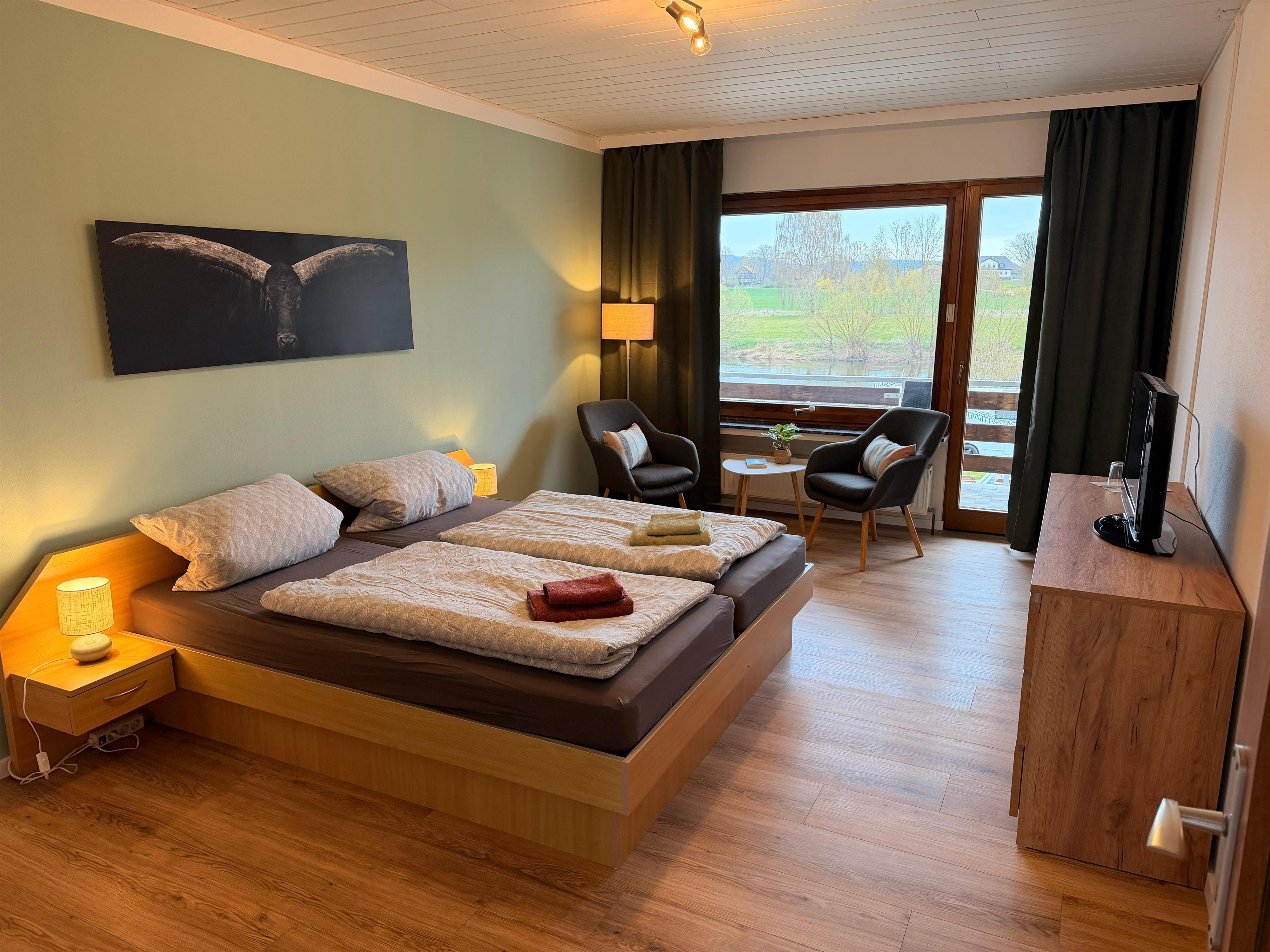 Appartamento per 2 persone con balcone, senza cucina