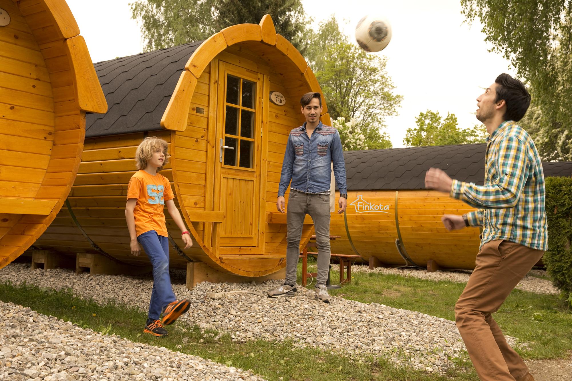 Barile di legno per un massimo di 4 persone