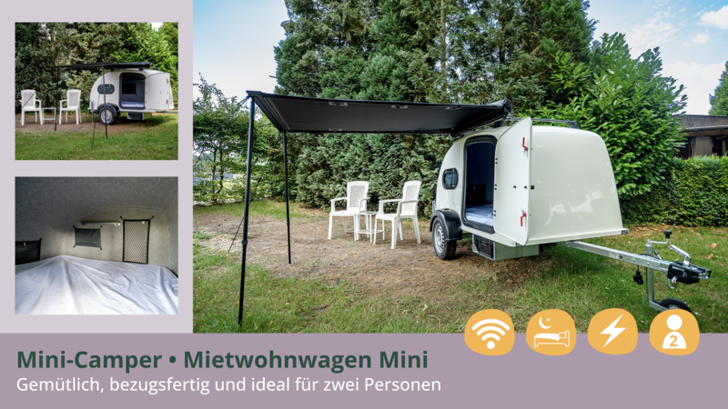 Mini Camper für 2 Personen - Mietwohnwagen