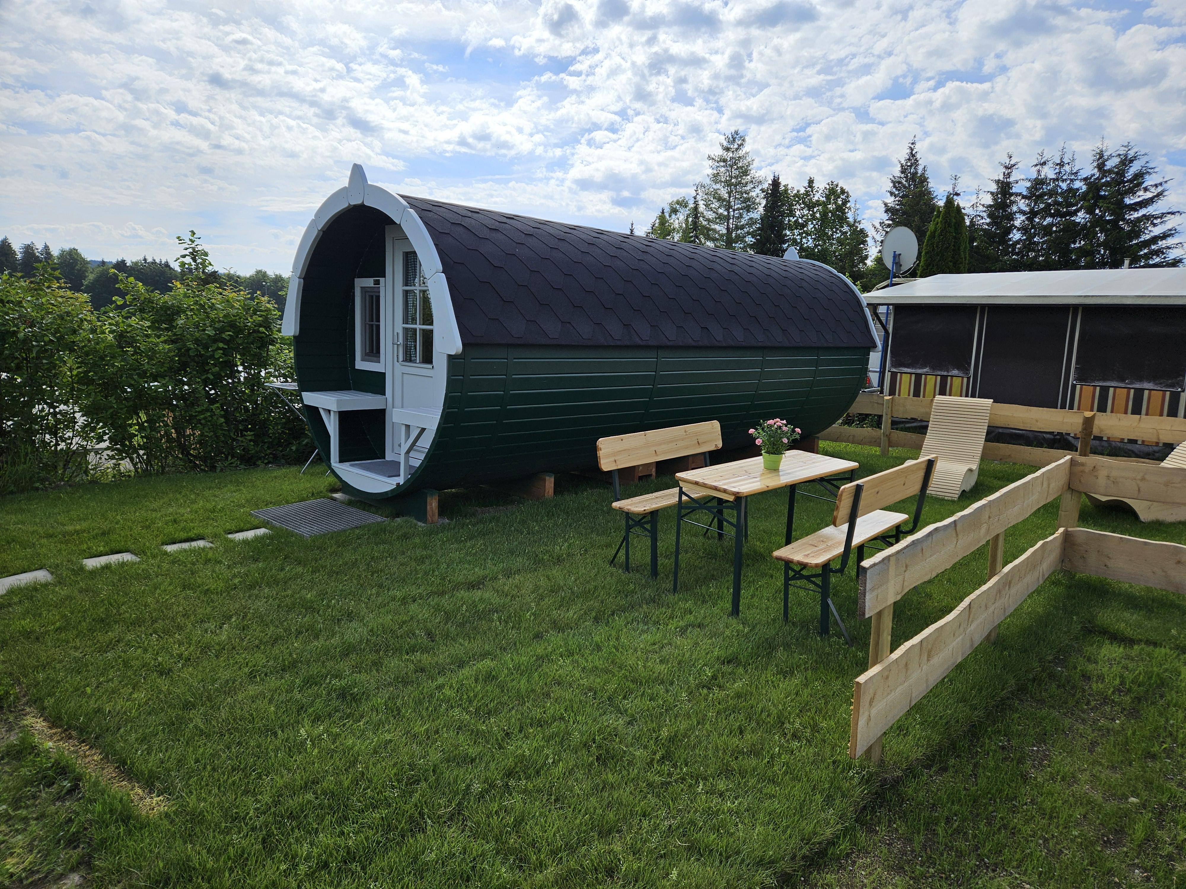 Camping Schlaffass XXL voor 2 volwassenen en 2 kinderen