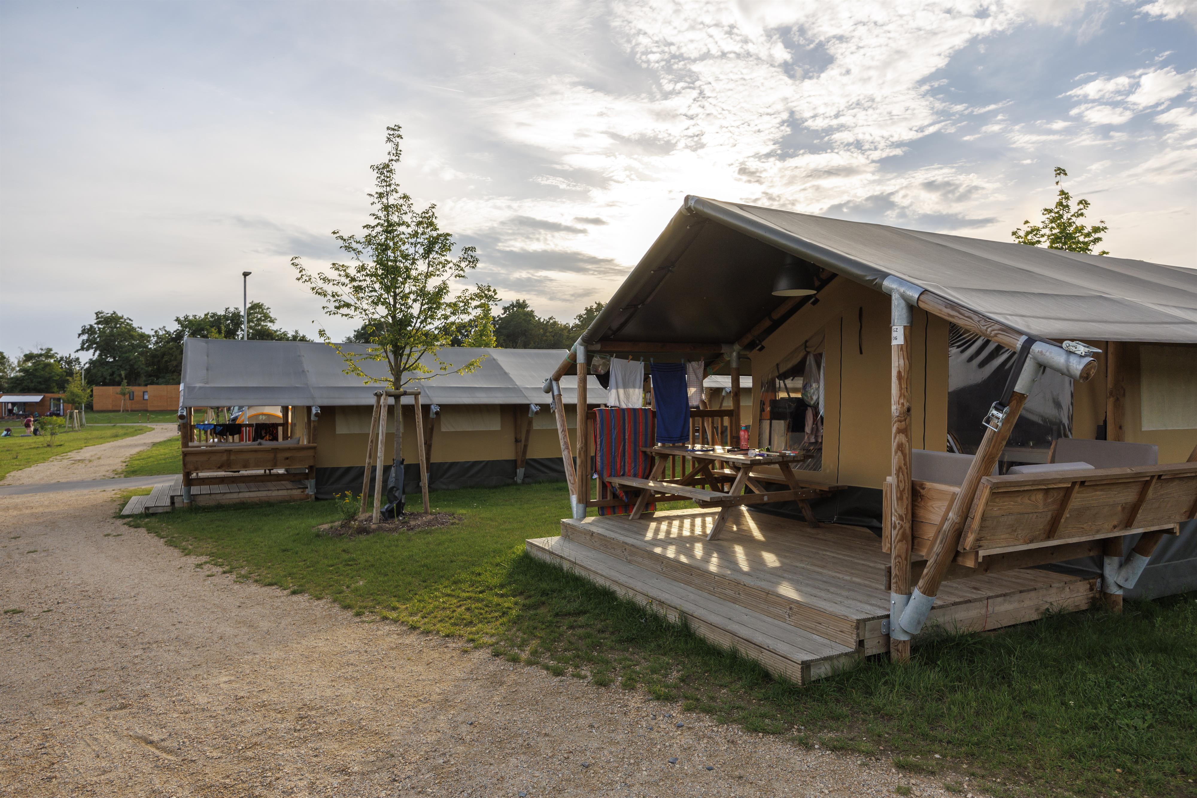 Glamping Zelt mit Bad - 4 Pers. (groß)