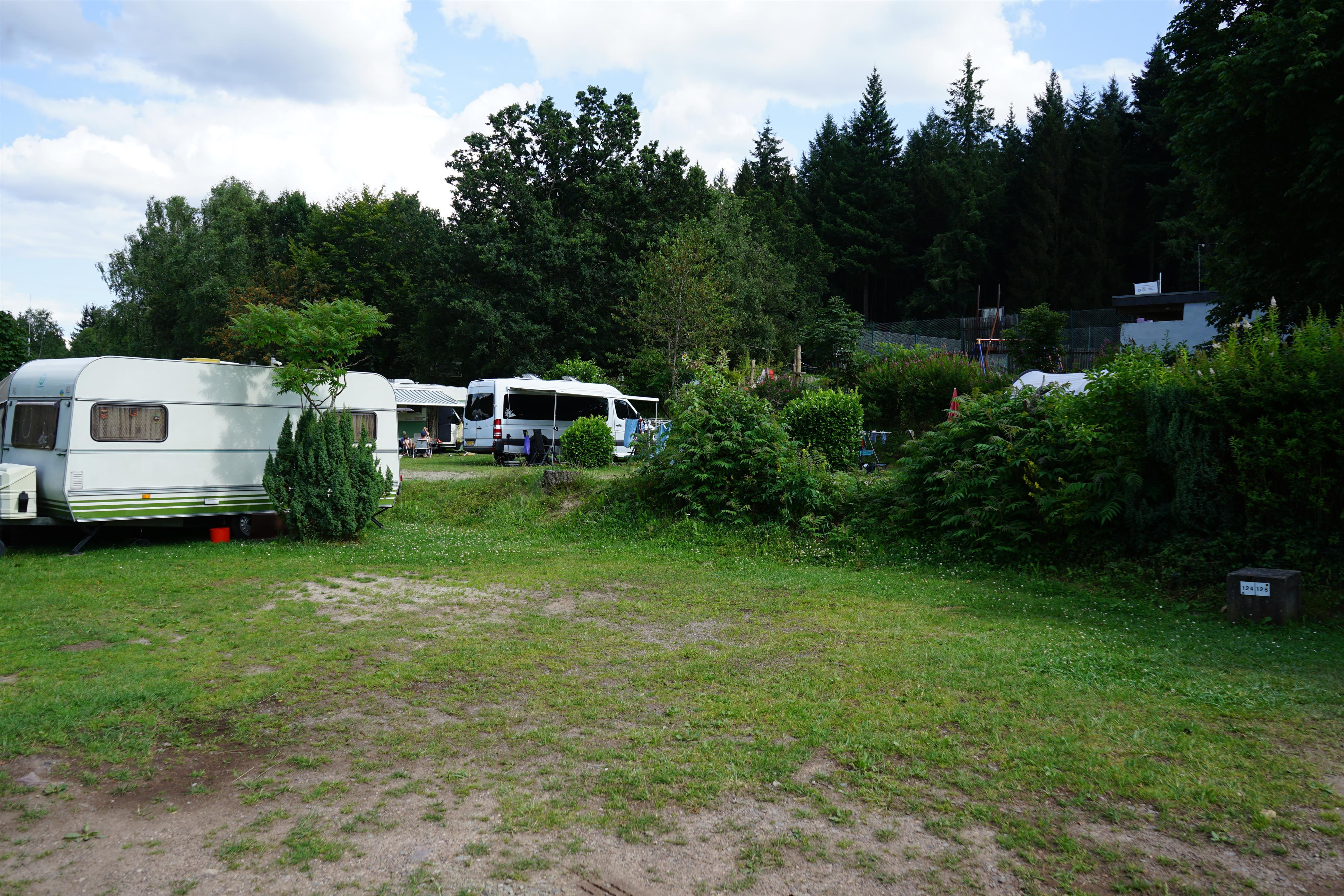 Stellplatz CLASSIC für Zelt/ Reisemobil / Wohnwagen, 90-130m²
