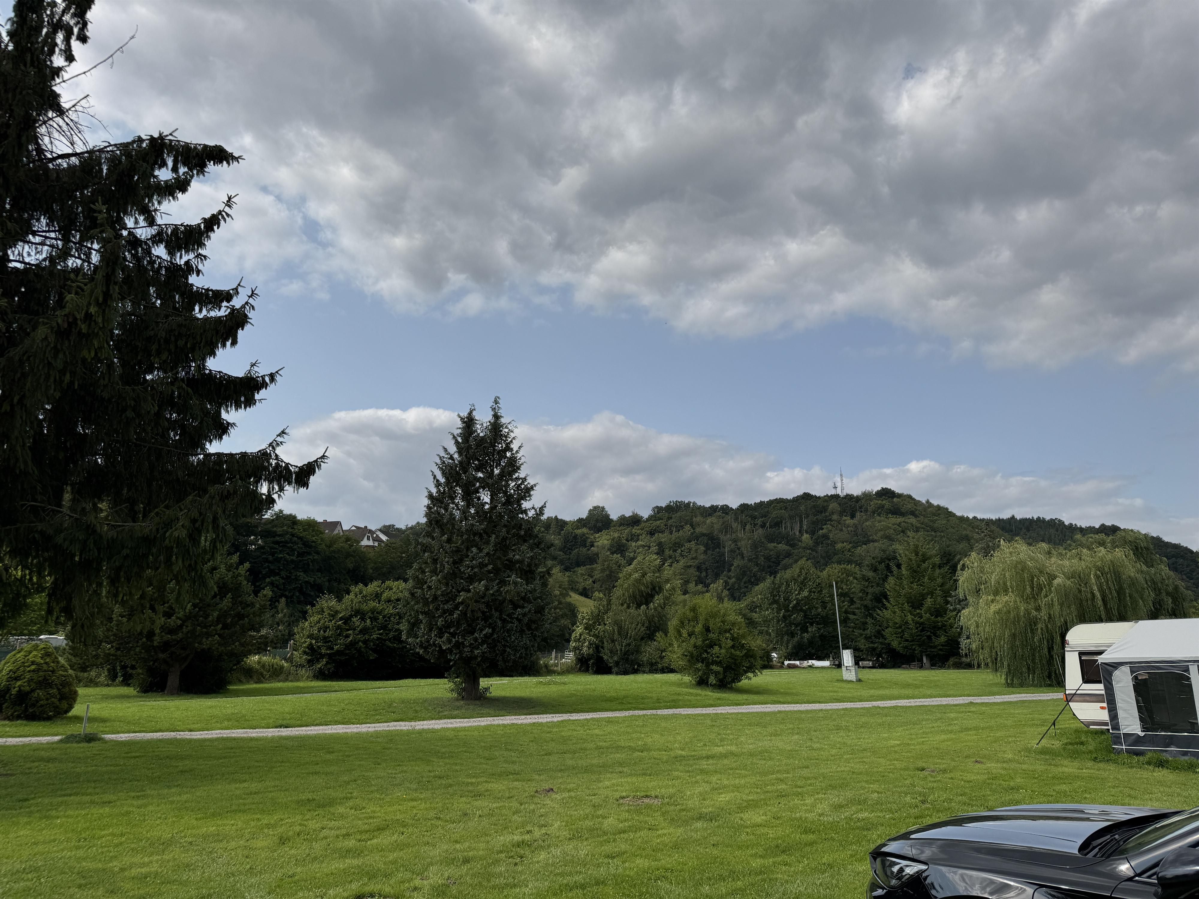 Prato da campeggio per campeggiatori