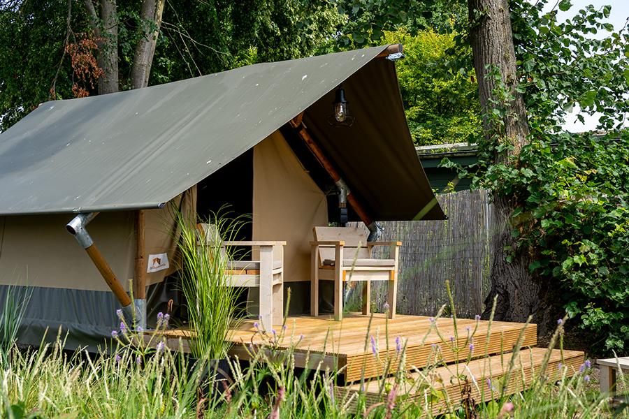 Zeltlodge mit Safari-Flair für 2 Personen