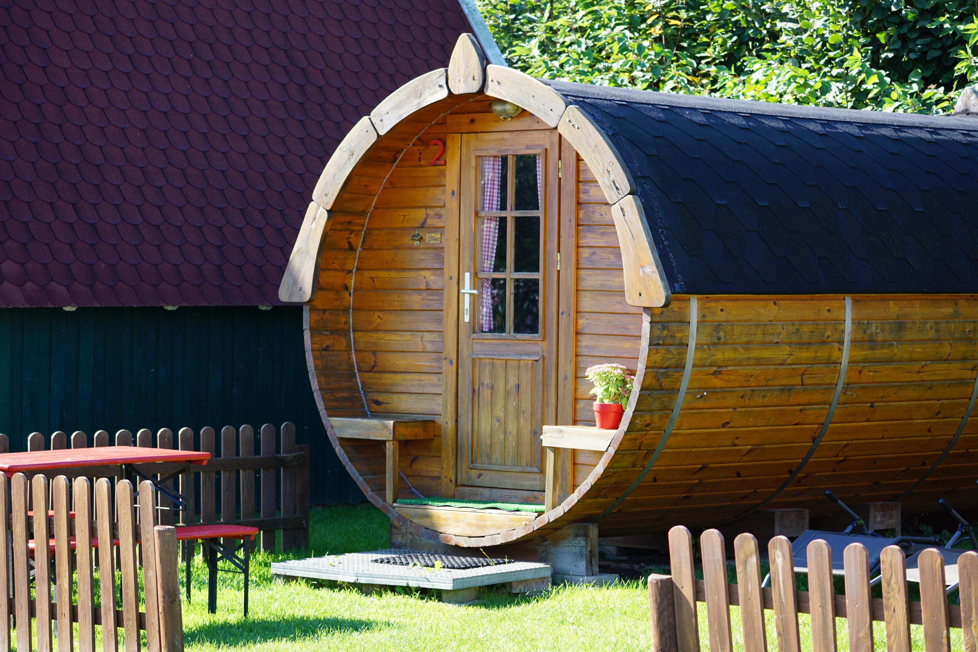 Camping Schlaffass voor 2 volwassenen en 2 kinderen