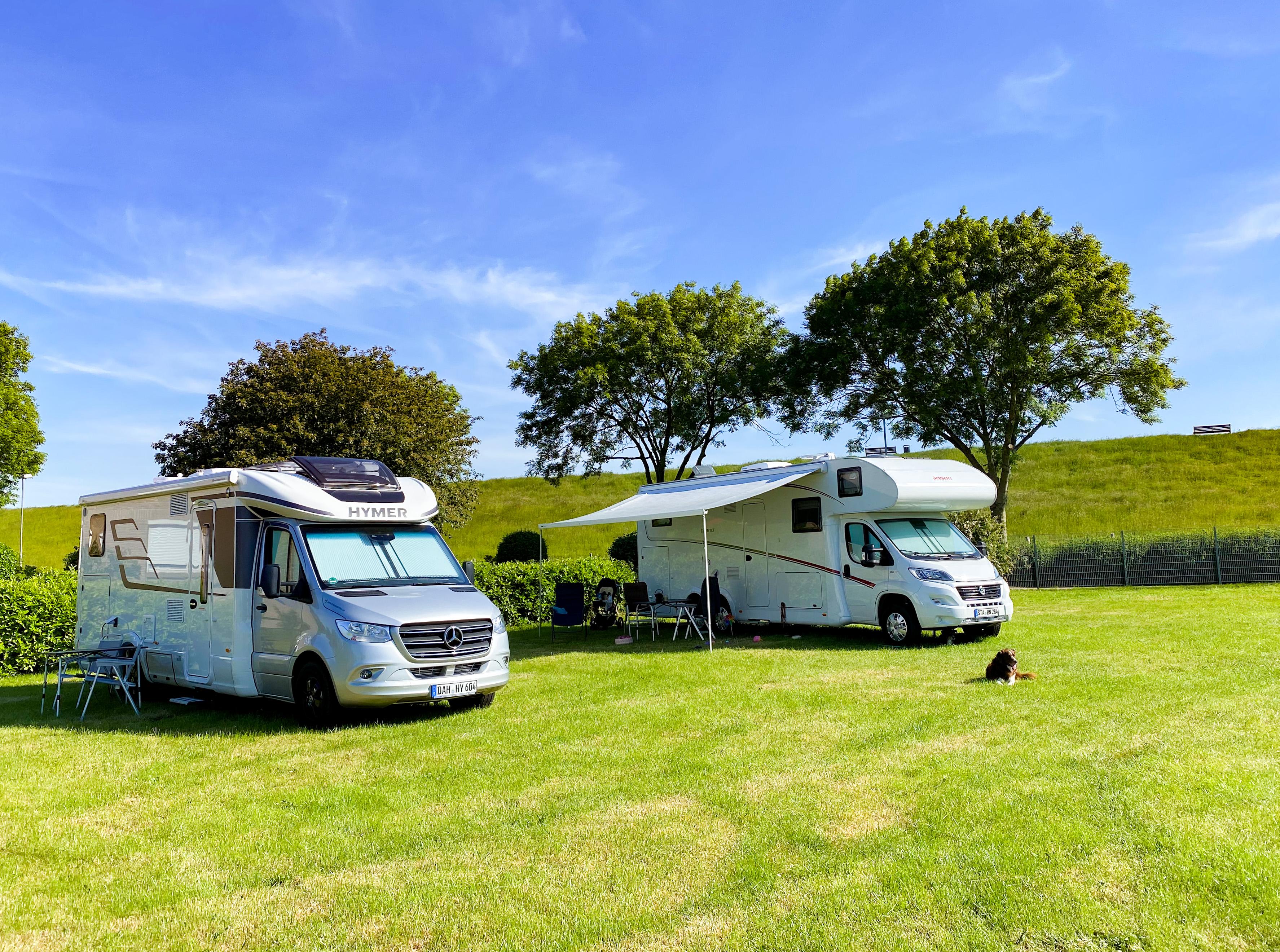 Campingplaats van ongeveer 70 m² voor camper of caravan