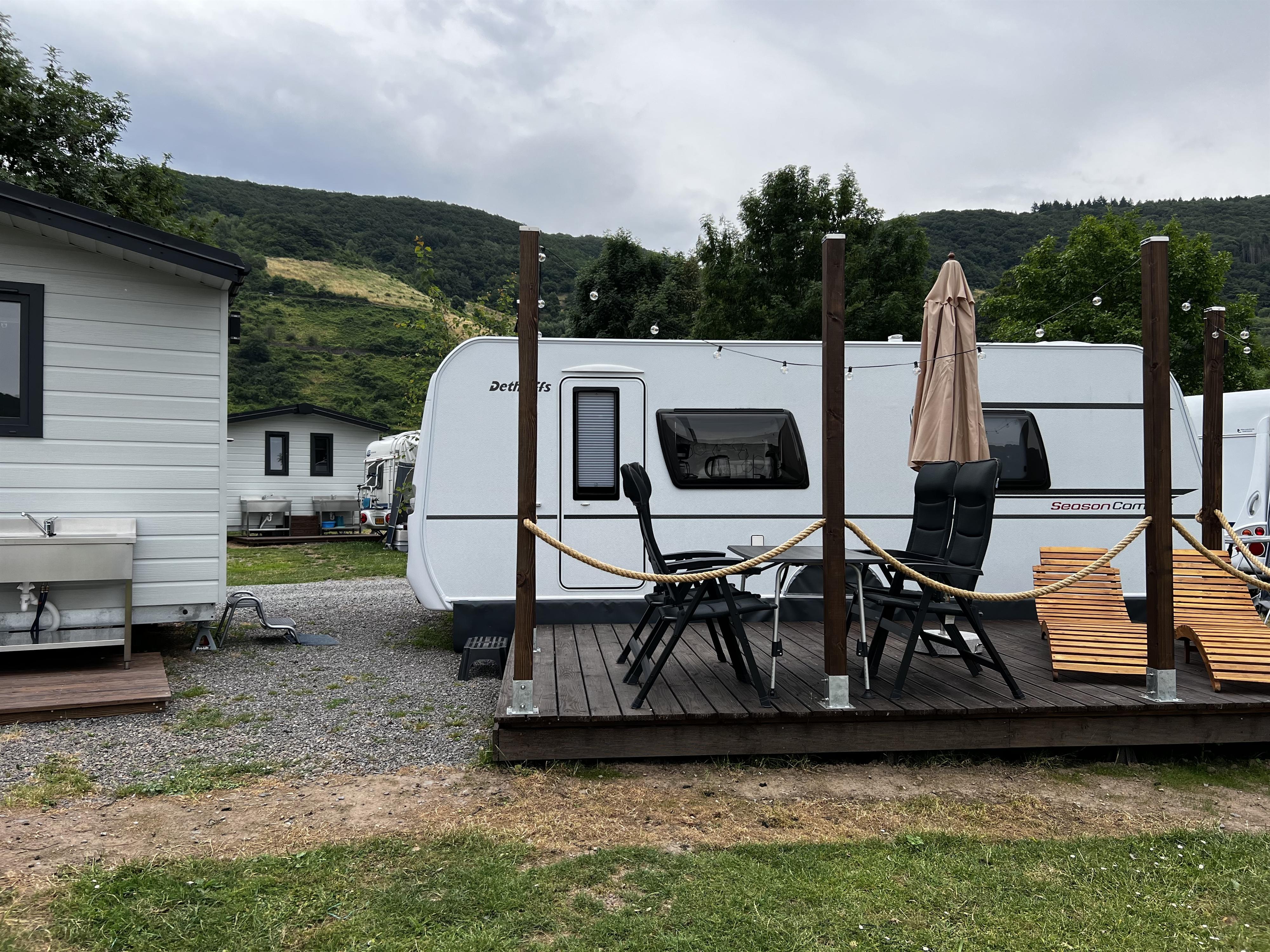 Caravane de location de luxe avec salle de bain privée