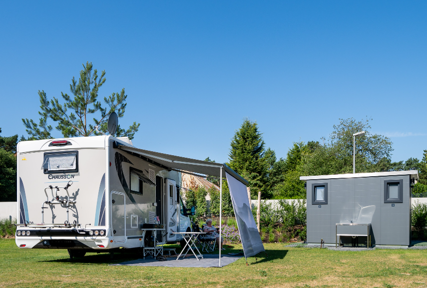 Premium pitch with own private bathroom