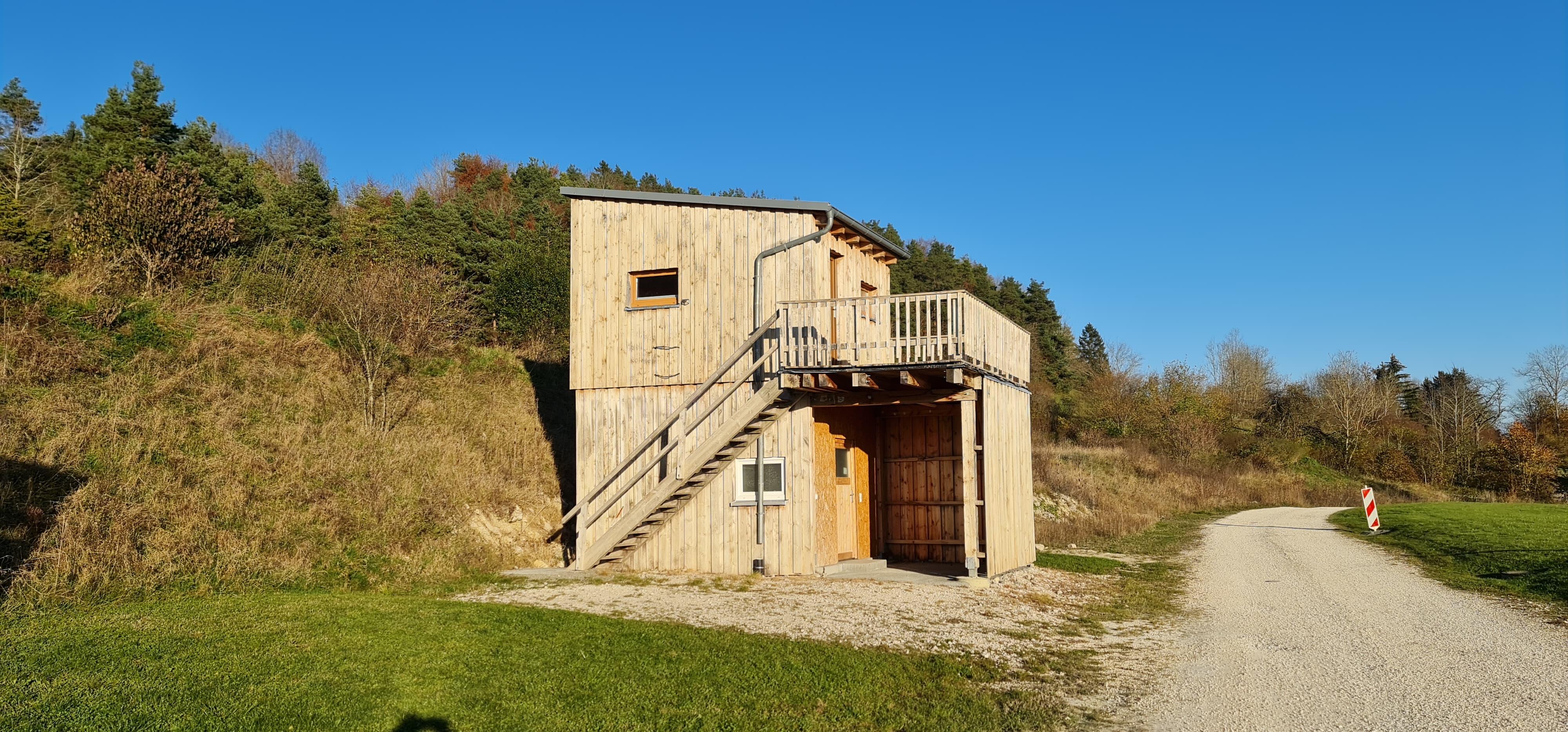Stelzenhaus für bis zu 4 Pers. mit Bad, Küchenecke und Terrasse
