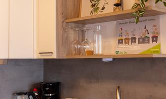 Kitchenette in the apartment