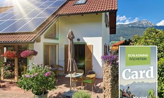 A beautiful house with a garden and a cozy terrace. You have a view of the garden and the mountains. The "Schladming-Dachstein Card" is included with every booking.